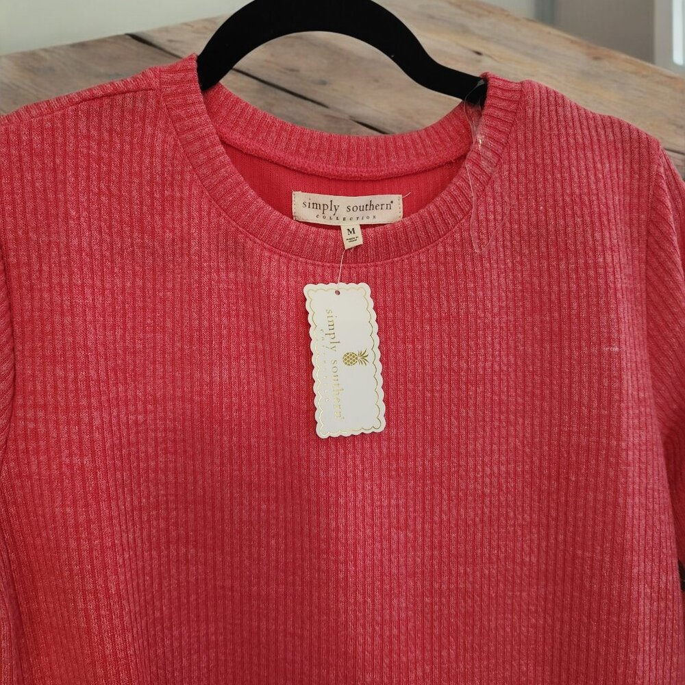 The Courtney Dress By Simply Southern - Pink Medium - Picture 5 of 11